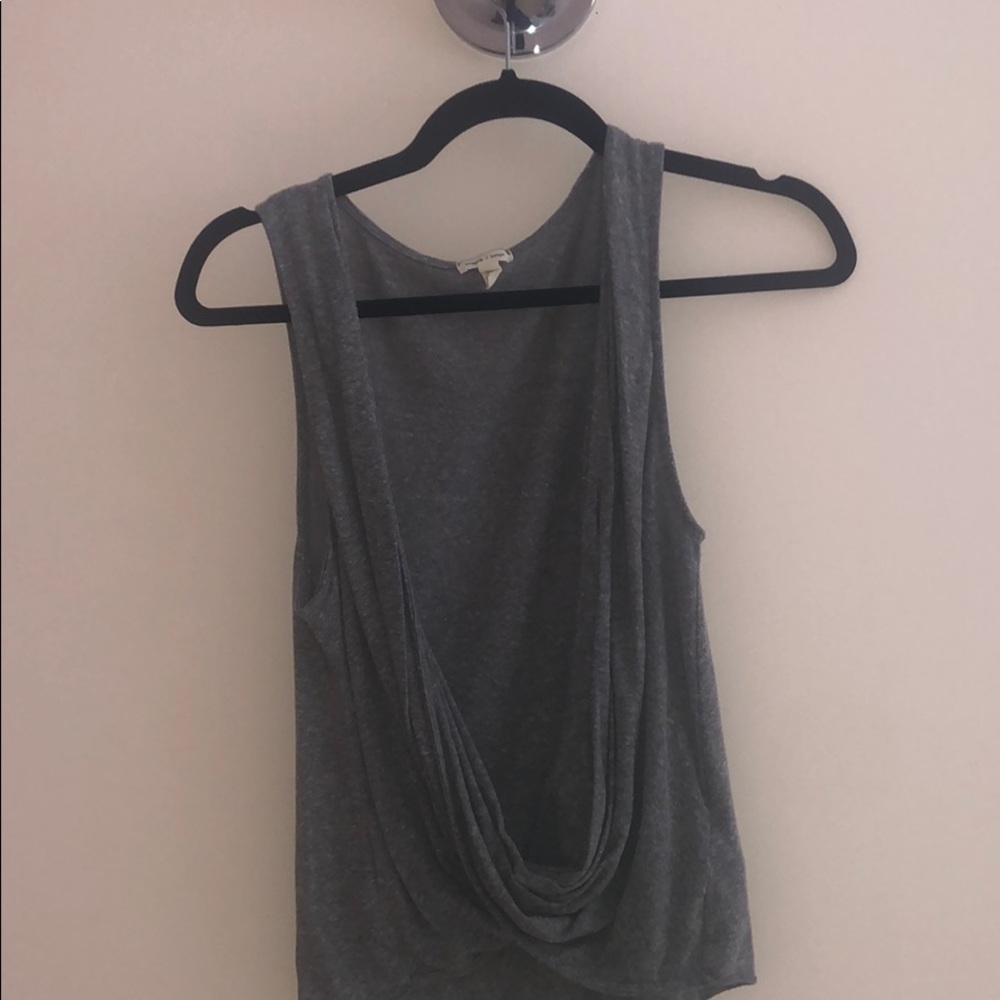 urban grey wrap top